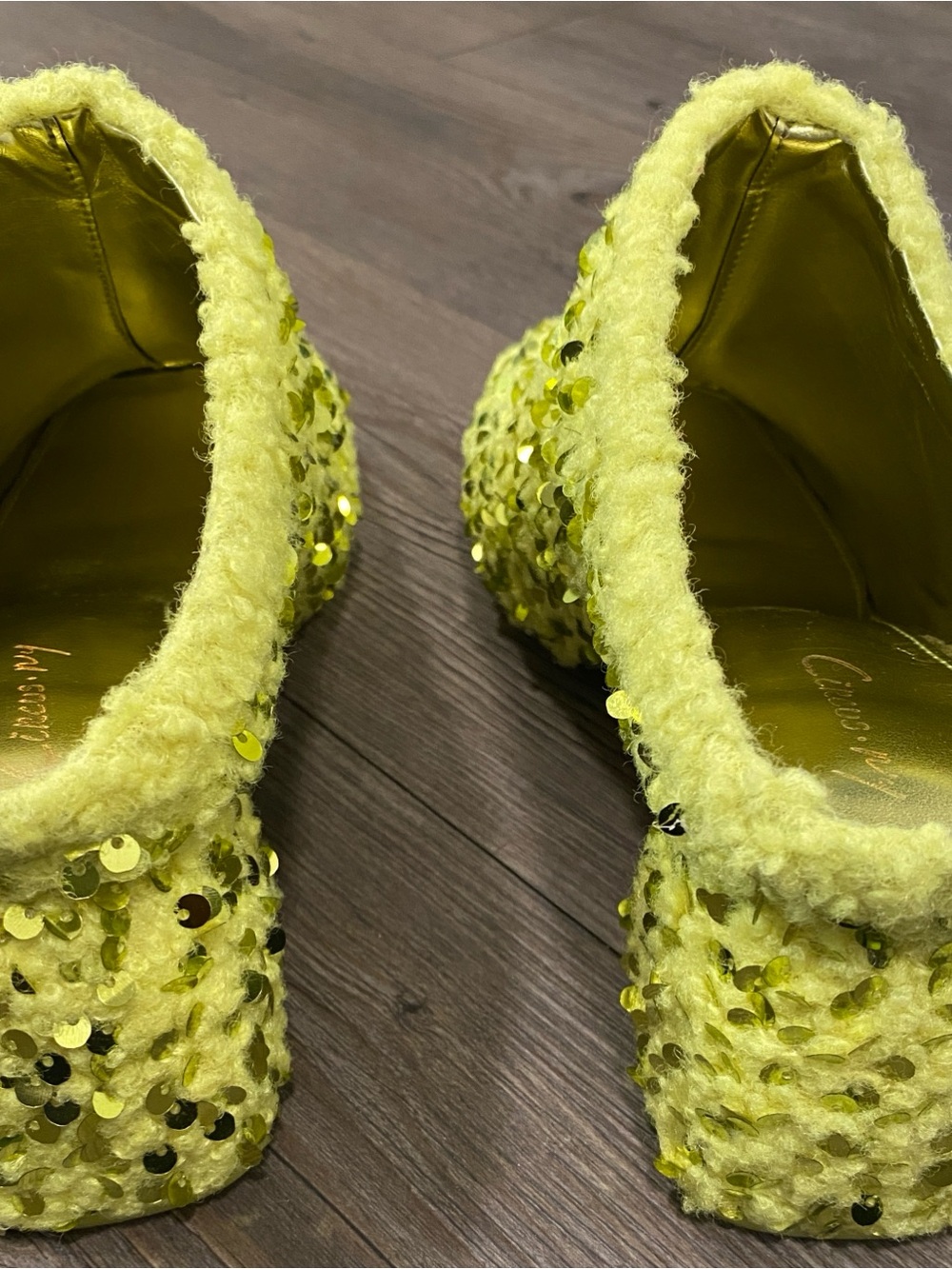 Circus NY by Sam Edelman Orin Mule - in acid line and all over sequins - Picture 4 of 7